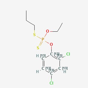 molecular formula C11H15Cl2O2PS2 B565052 Prothiofos-13C6 CAS No. 1246818-20-1