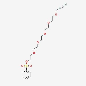 3,6,9,12,15-Pentaoxaoctadec-17-YN-1-OL 1-benzenesulfonate