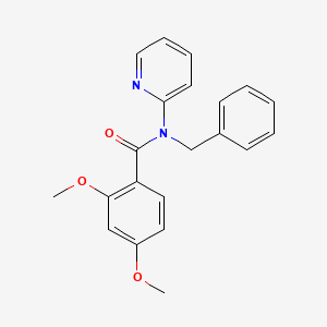 molecular formula C21H20N2O3 B5650673 N-benzyl-2,4-dimethoxy-N-2-pyridinylbenzamide 