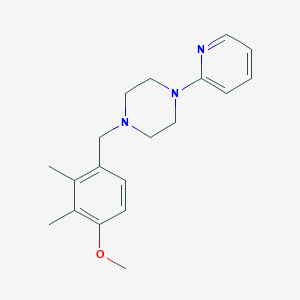 1-(4-methoxy-2,3-dimethylbenzyl)-4-(2-pyridinyl)piperazine