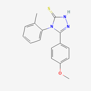 5-(4-methoxyphenyl)-4-(2-methylphenyl)-4H-1,2,4-triazole-3-thiol