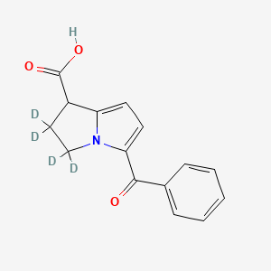 molecular formula C15H13NO3 B565083 rac Ketorolac-d4 CAS No. 1216451-53-4