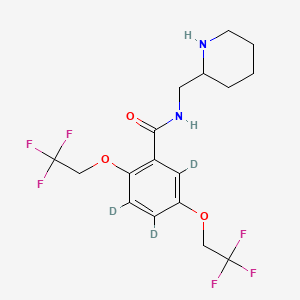 molecular formula C17H20F6N2O3 B565084 氟卡尼-d3 CAS No. 127413-31-4