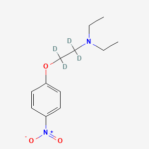 B565087 Diethyl[2-(4-nitrophenoxy)ethyl]amine-d4 CAS No. 1216997-10-2