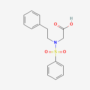 N-(2-phenylethyl)-N-(phenylsulfonyl)glycine