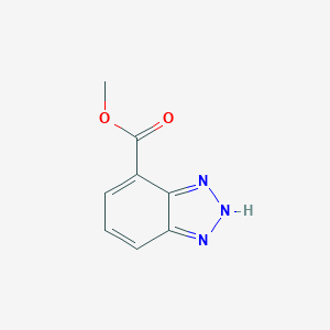 molecular formula C8H7N3O2 B056510 methyl 2H-benzotriazole-4-carboxylate CAS No. 120723-06-0
