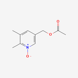 molecular formula C10H13NO3 B565102 5-Acetoxymethyl-2,3-dimethylpyridine N-oxide CAS No. 1159977-00-0