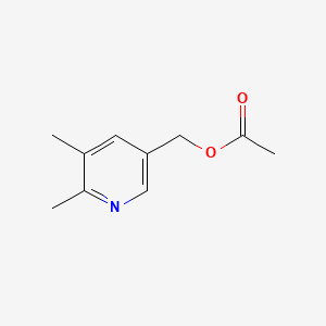 molecular formula C10H13NO2 B565103 (5,6-Dimethylpyridin-3-yl)methyl acetate CAS No. 1159976-99-4