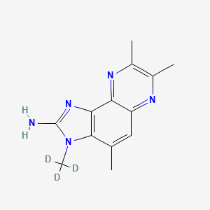 molecular formula C13H15N5 B565118 2-Amino-3,4,7,8-tetramethyl-3H-imidazo[4,5-F]quinoxaline-d3 CAS No. 1216791-04-6