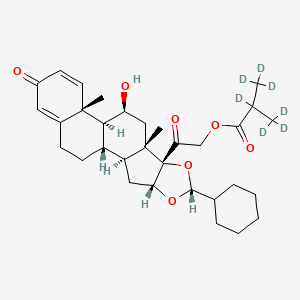 molecular formula C32H44O7 B565120 环索奈德-d7 CAS No. 1225382-70-6