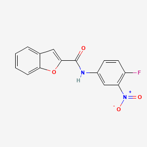 N-(4-fluoro-3-nitrophenyl)-1-benzofuran-2-carboxamide