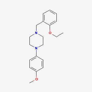 molecular formula C20H26N2O2 B5651453 1-(2-ethoxybenzyl)-4-(4-methoxyphenyl)piperazine 