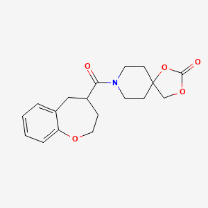 8-(2,3,4,5-tetrahydro-1-benzoxepin-4-ylcarbonyl)-1,3-dioxa-8-azaspiro[4.5]decan-2-one