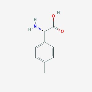 molecular formula C9H11NO2 B056515 (S)-2-氨基-2-对甲苯基乙酸 CAS No. 119615-71-3