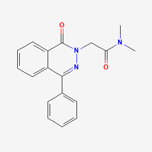 N,N-dimethyl-2-(1-oxo-4-phenyl-2(1H)-phthalazinyl)acetamide