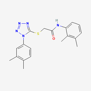 molecular formula C19H21N5OS B5651538 N-(2,3-dimethylphenyl)-2-{[1-(3,4-dimethylphenyl)-1H-tetrazol-5-yl]thio}acetamide 