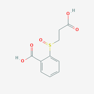 2-[(2-carboxyethyl)sulfinyl]benzoic acid