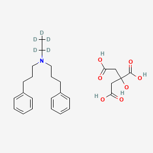 molecular formula C26H35NO7 B565159 阿维利尼-d5 柠檬酸盐 CAS No. 1215327-00-6