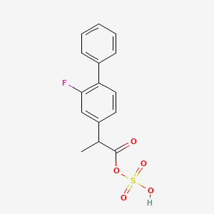 molecular formula C15H13FO5S B565166 Flurbiprofen Sulfate CAS No. 1159977-37-3