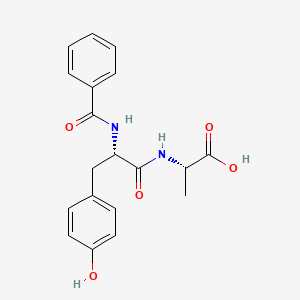 molecular formula C19H20N2O5 B565167 N-(N-苯甲酰-L-酪氨酸)-L-丙氨酸 CAS No. 76264-09-0