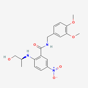 molecular formula C19H23N3O6 B565168 (S)-Xanthoanthrafil CAS No. 247567-47-1