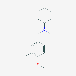 molecular formula C16H25NO B5651701 N-(4-methoxy-3-methylbenzyl)-N-methylcyclohexanamine 