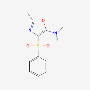 N,2-dimethyl-4-(phenylsulfonyl)-1,3-oxazol-5-amine