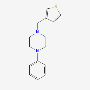 molecular formula C15H18N2S B5651824 1-phenyl-4-(3-thienylmethyl)piperazine CAS No. 414887-78-8