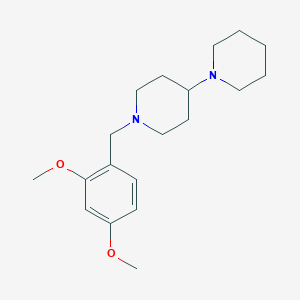 molecular formula C19H30N2O2 B5651890 1'-(2,4-dimethoxybenzyl)-1,4'-bipiperidine 