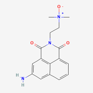 molecular formula C16H17N3O3 B565191 阿莫那非 N-氧化物 CAS No. 112726-97-3