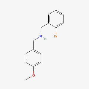 molecular formula C15H16BrNO B5651936 (2-bromobenzyl)(4-methoxybenzyl)amine 