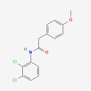 molecular formula C15H13Cl2NO2 B5652043 N-(2,3-dichlorophenyl)-2-(4-methoxyphenyl)acetamide 