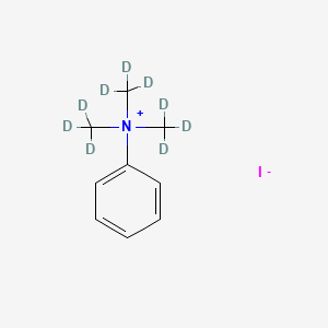 molecular formula C9H14IN B565208 三甲苯基碘化铵-d9 CAS No. 88278-22-2