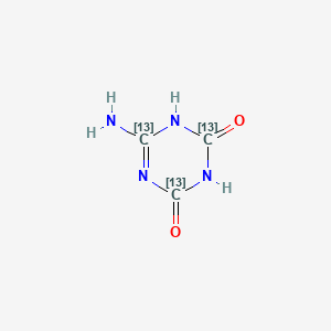molecular formula C3H4N4O2 B565212 Ammelide-13C3 CAS No. 1173021-81-2