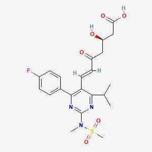 molecular formula C22H26FN3O6S B565213 5-氧代罗苏伐他汀 CAS No. 1422619-13-3