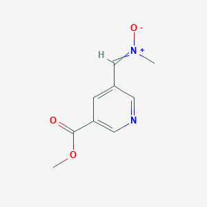 molecular formula C9H10N2O3 B565218 Nicotinic Acid Methyl Ester 5-N-Methylnitrone CAS No. 1159977-53-3
