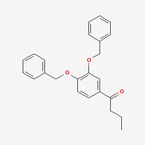 molecular formula C24H24O3 B565227 3',4'-Dibenzyloxy-1-phenyl-2-butanone CAS No. 24538-59-8