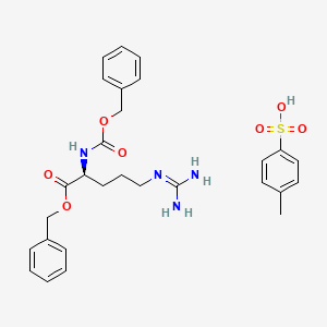 molecular formula C28H34N4O7S B565232 Nα-苄氧羰基-L-精氨酸苄酯对甲苯磺酸盐 CAS No. 649767-16-8