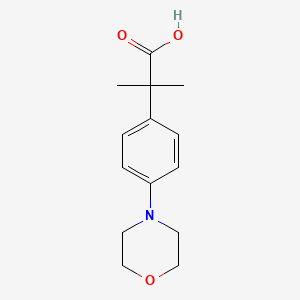 alpha,alpha-Dimethyl-4-(4-morpholinyl)benzeneacetic Acid