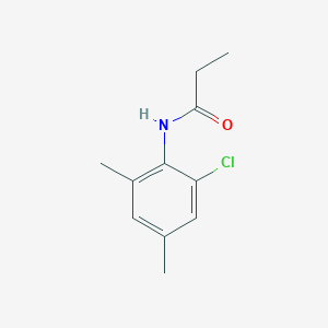 molecular formula C11H14ClNO B5652362 N-(2-chloro-4,6-dimethylphenyl)propanamide 