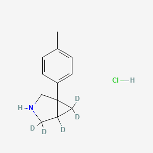 molecular formula C12H16ClN B565237 Bicifadine-d5 Hydrochloride CAS No. 1014696-75-3