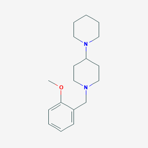 molecular formula C18H28N2O B5652563 1'-(2-methoxybenzyl)-1,4'-bipiperidine 