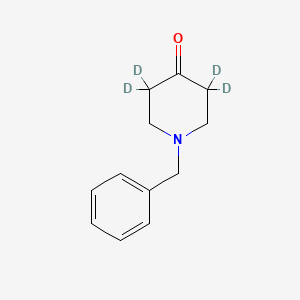 molecular formula C12H15NO B565264 N-苄基-4-哌啶酮-d4 CAS No. 88227-09-2
