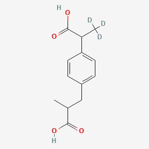Ibuprofen Carboxylic Acid-d3(Mixture of Diastereomers)