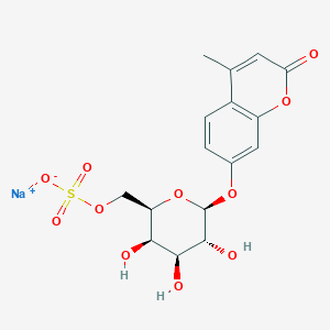 4-Methylumbelliferyl beta-D-Galactopyranoside-6-sulfate Sodium Salt