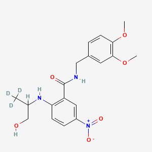 molecular formula C19H23N3O6 B565273 rac Xanthoanthrafil-d3 CAS No. 1216710-83-6