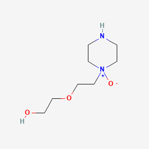 molecular formula C8H18N2O3 B565274 1-[2-(2-Hydroxyethoxy)ethyl]piperazine N1-oxide CAS No. 1216996-50-7