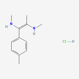 molecular formula C12H19ClN2 B565276 4-Methyl-1',2'-methylamino-trans-2'-methylstyrene Hydrochloride CAS No. 1217250-37-7
