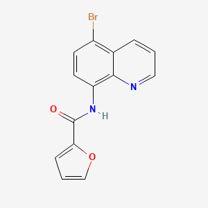N-(5-bromo-8-quinolinyl)-2-furamide