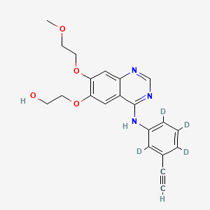 OSI-420-d4, Free Base (Desmethyl Erlotinib-d4)